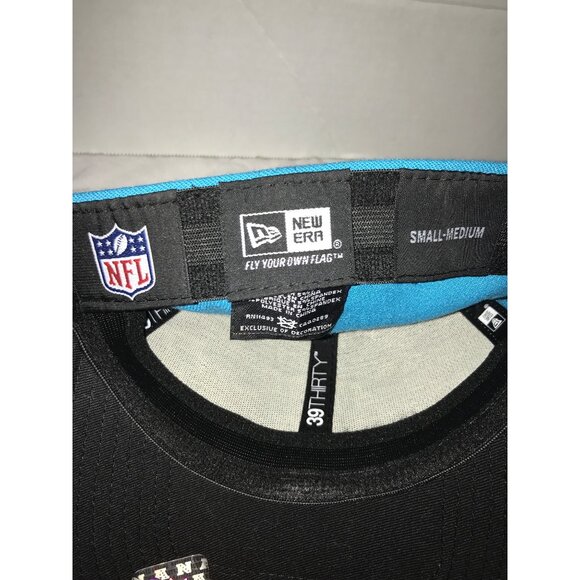 Carolina Panthers Men Blue/Black 39Thirty Fitted New Era Cap - Picture 5 of 6